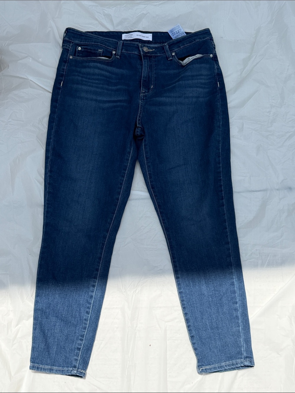 Signature by Levi Strauss Women's Dark Indigo Skinny Jeans